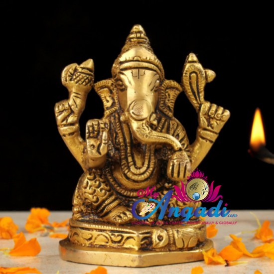 Vinayagar Brass Statue Vinayagar Brass Statue