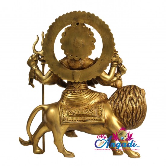 Durga Devi Brass Statue