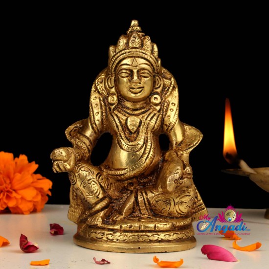  Kuberar Brass Statue