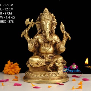 Ganesha Brass Statue