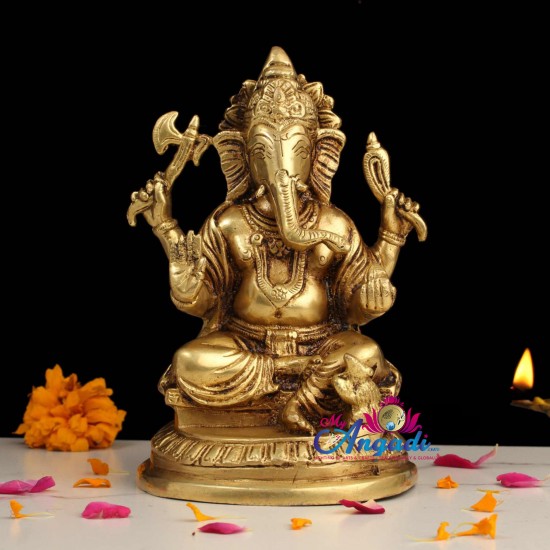 Ganesha Brass Statue Ganesha Brass Statue