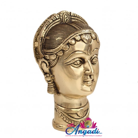 Gauri Face/Head Brass Statue Gauri Face/Head Brass Statue
