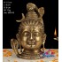 Shiva Face Brass Statue