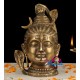 Shiva Face Brass Statue