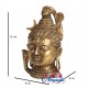 Shiva Face Brass Statue