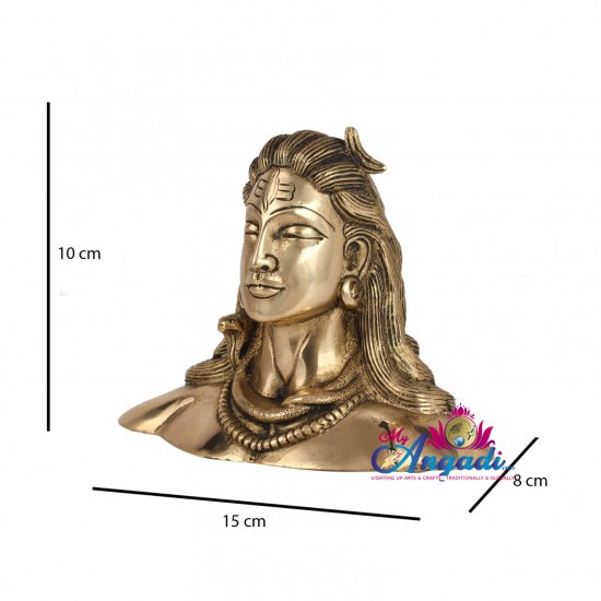 Adhiyogi Brass Statue