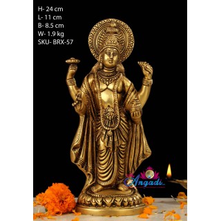 Vishnu Brass Statue