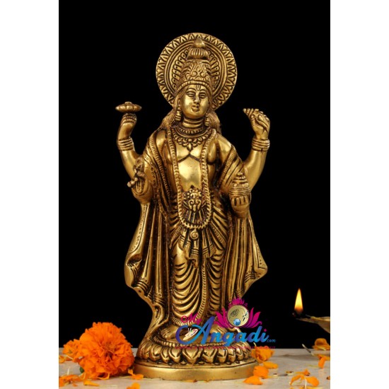 Vishnu Brass Statue