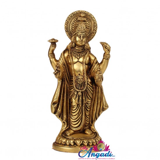 Vishnu Brass Statue