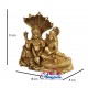 Vishnu Lakshmi Brass Statue