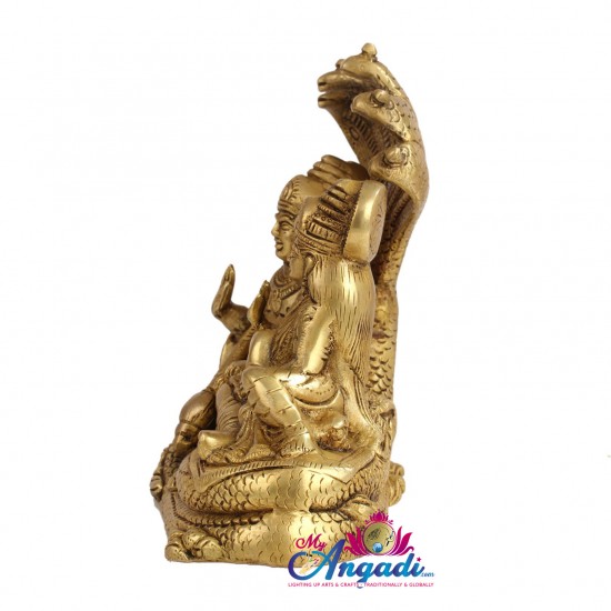 Vishnu Lakshmi Brass Statue