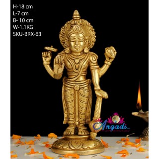 Vishnu Brass Statue