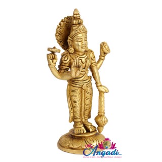 Vishnu Brass Statue