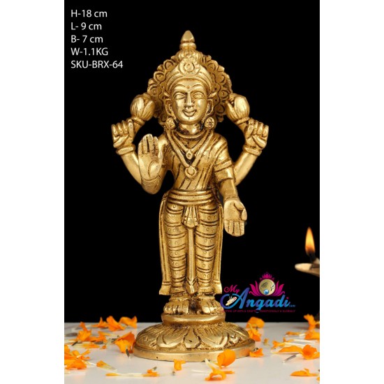 Lakshmi Brass Statue