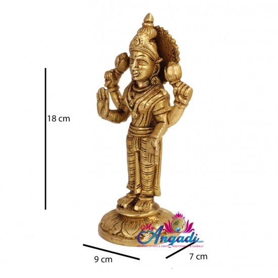 Lakshmi Brass Statue