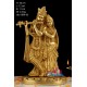 Radha Krishna Brass Statue