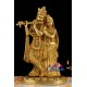 Radha Krishna Brass Statue