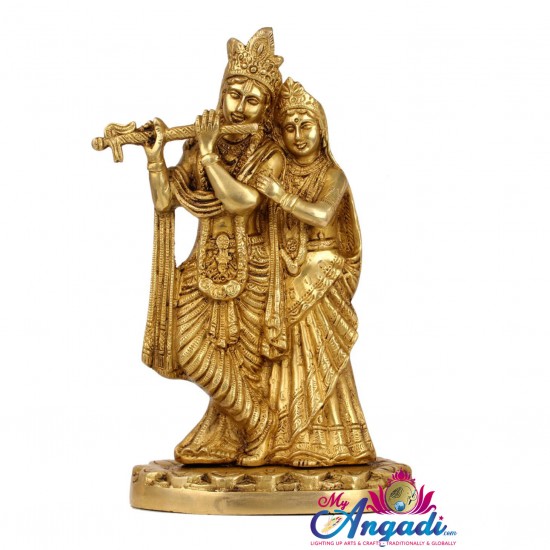 Radha Krishna Brass Statue Radha Krishna Brass Statue