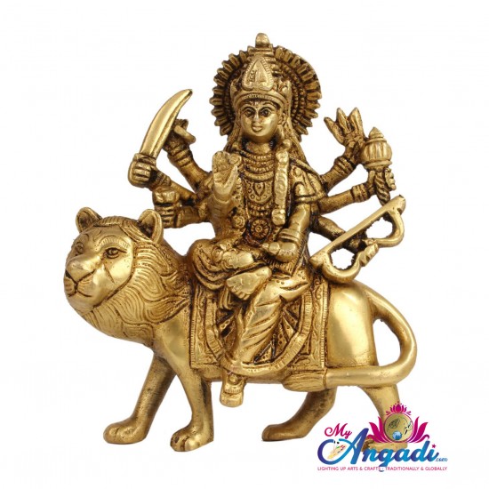  Durga Brass Statue