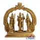 Raman with Seetha Lakshmanan Brass Statue Raman with Seetha Lakshmanan Brass Statue