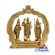 Raman with Seetha Lakshmanan Brass Statue