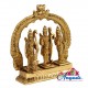 Raman with Seetha Lakshmanan Brass Statue