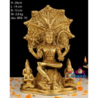  Dakshina Moorthy Brass Statue