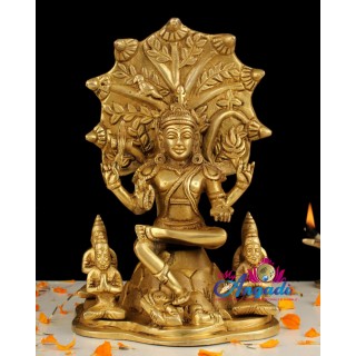  Dakshina Moorthy Brass Statue