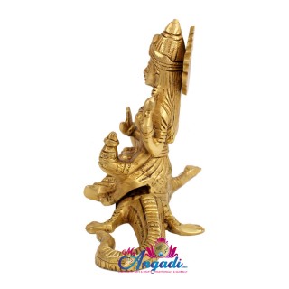 Ganga Brass Statue