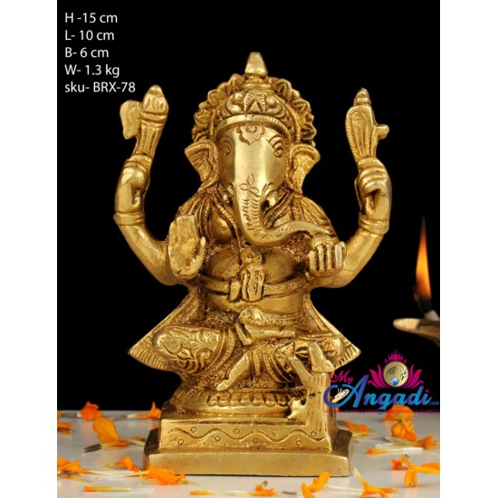 Ganapathy Brass Statue