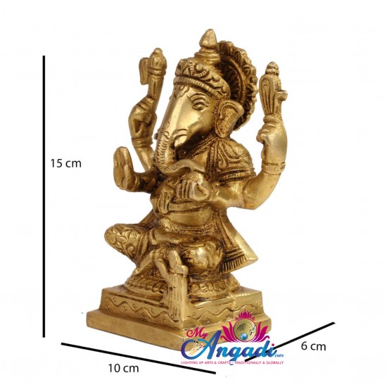 Ganapathy Brass Statue Ganapathy Brass Statue