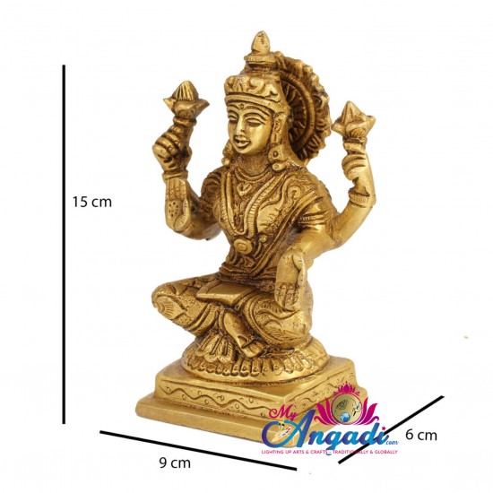 Lakshmi Brass Statue