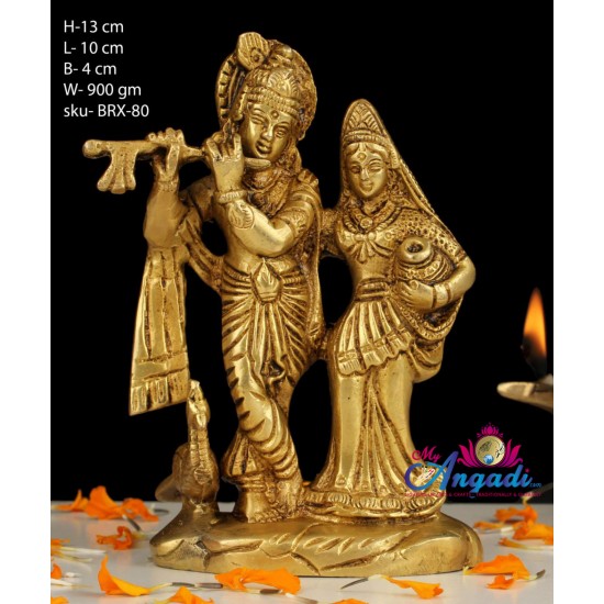 Radha Krishna Brass Statue Radha Krishna Brass Statue