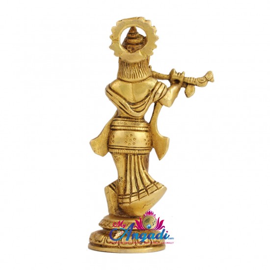 Krishna Brass Statue