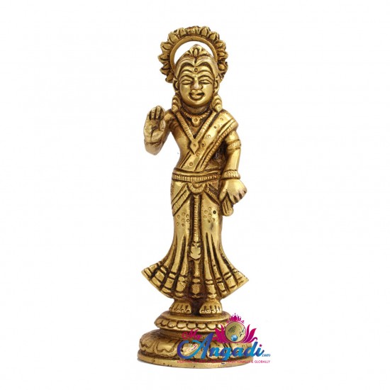 Radha Brass Statue