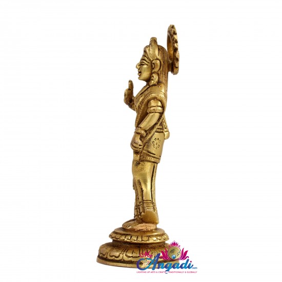 Radha Brass Statue