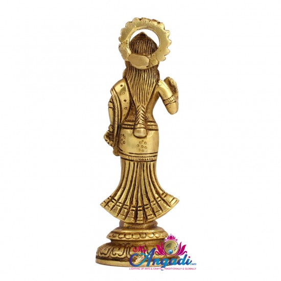 Radha Brass Statue