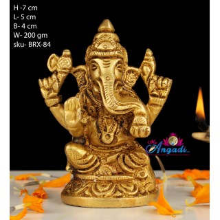 Ganesha Brass Statue