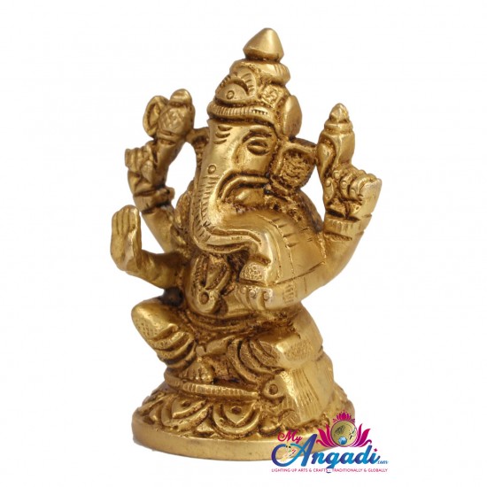 Ganesha Brass Statue Ganesha Brass Statue