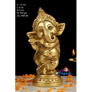 Bala Ganesha Brass Statue