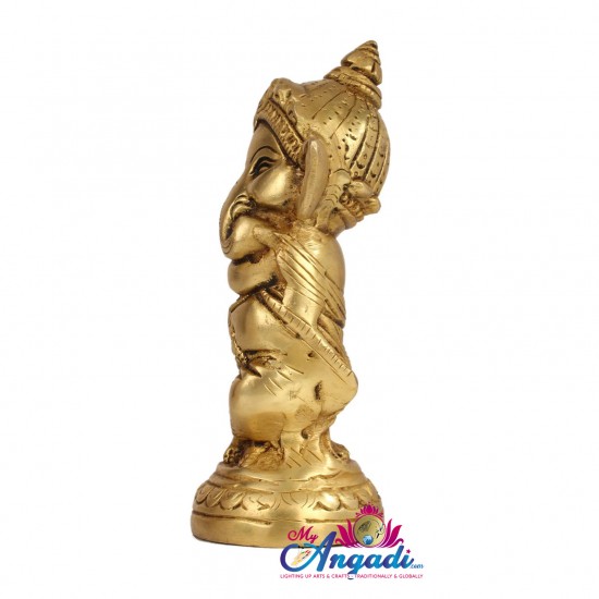 Bala Ganesha Brass Statue