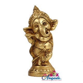 Bala Ganesha Brass Statue