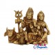 Shivan Family Brass Statue Shivan Family Brass Statue
