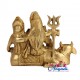 Shivan Family Brass Statue Shivan Family Brass Statue