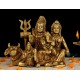 Shivan Family Brass Statue Shivan Family Brass Statue