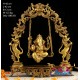 Ganesha Swinging Brass Statue Ganesha Swinging Brass Statue