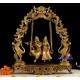 Radha Krishna Swinging Brass Statue