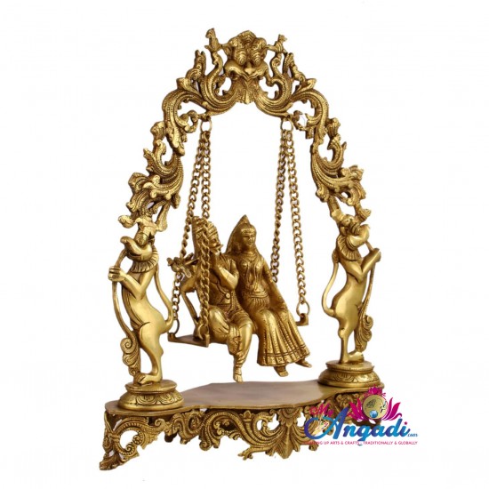 Radha Krishna Swinging Brass Statue Radha Krishna Swinging Brass Statue