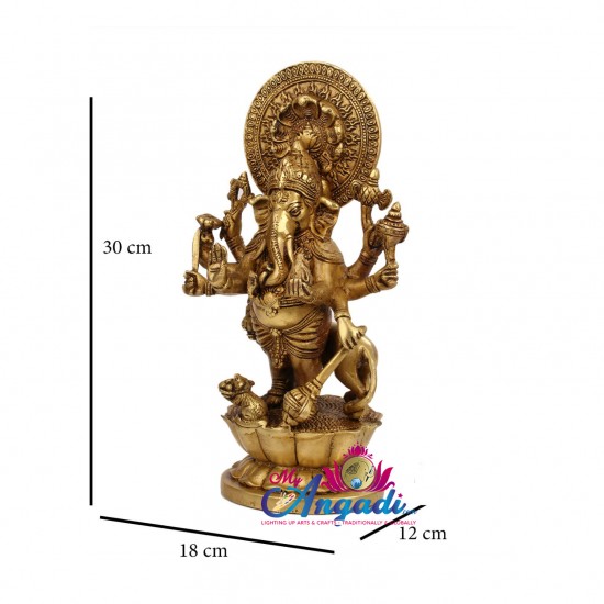 Kanthrishti Ganesha Brass Statue Kanthrishti Ganesha Brass Statue