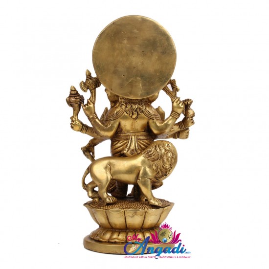 Kanthrishti Ganesha Brass Statue